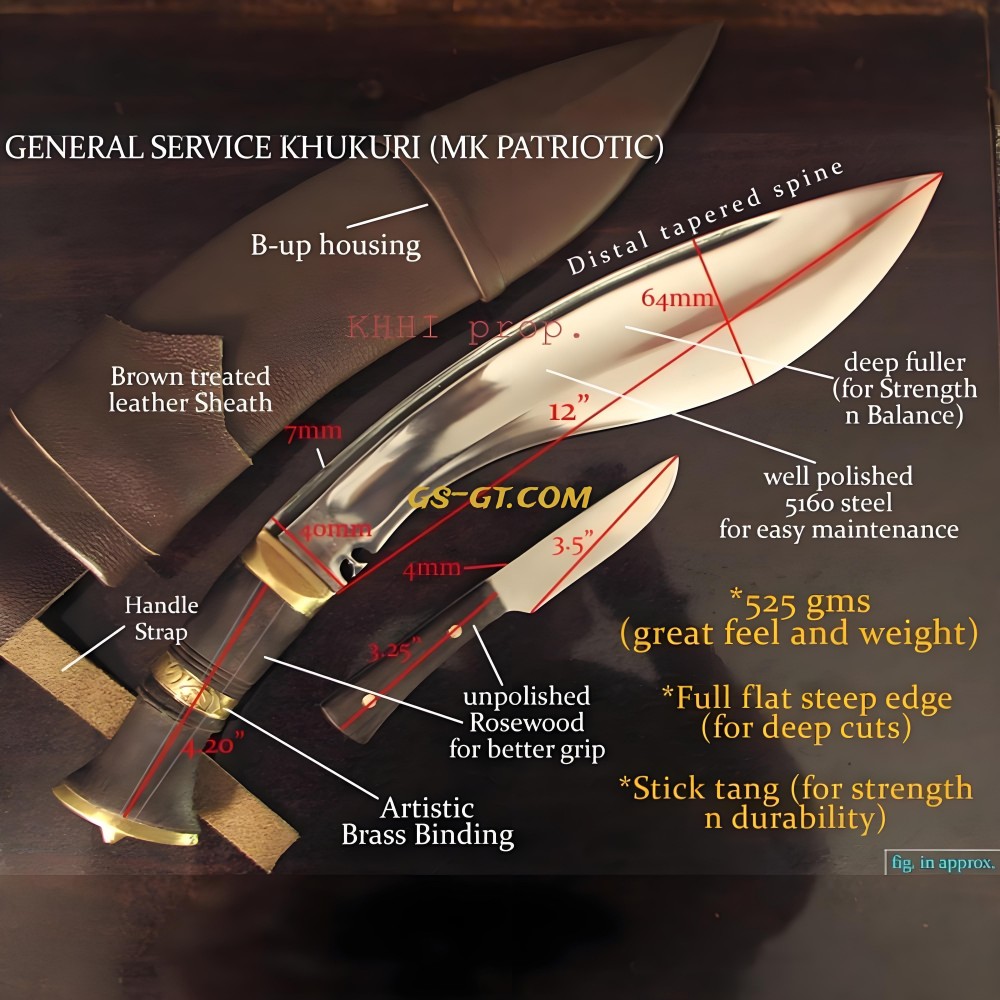 KHHI MK Patriotic (General Service Khukuri)