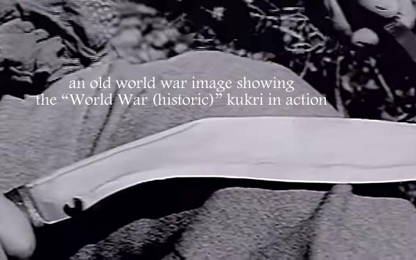 World War in Gurkha's hand