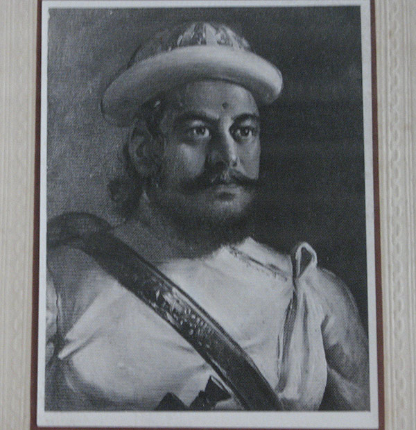 Portrait of Amarsing Thapa, the great army general