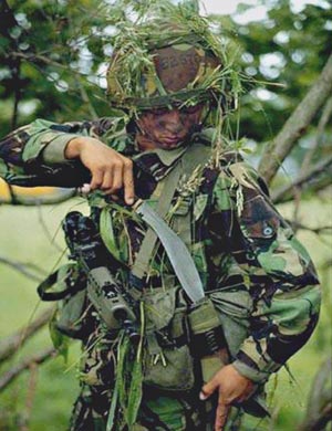 a Camouflaged kukri (courtesy: Kin W, pinterest)