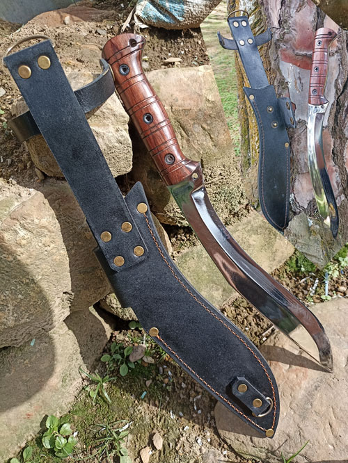Yeti Kukri with Western Leather Sheath