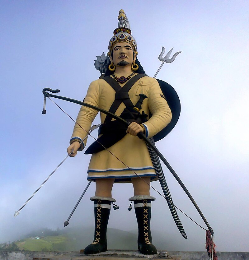 Kirat-King-Yalamber-statue-Sankhuwasabha-Nepal