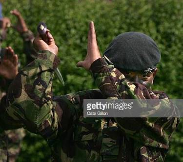 Gurkha training with Chainpure kukri