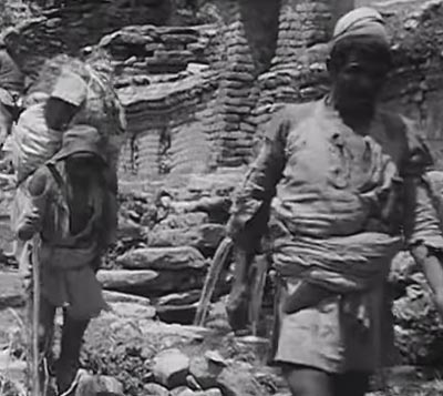 an old Bhojpure kukri carried in sash by farmers