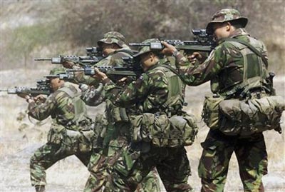 gurkhas with jungle kukri