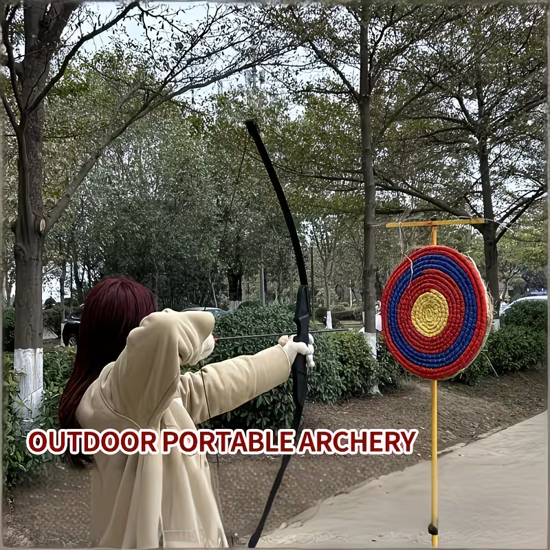 Y-U-O-U-Y Handwoven Straw Target CB5006