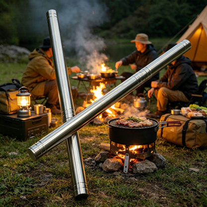 2 Sets(4 pieces) Multi-Use Portable Knife – Stainless Steel, Perfect for Tea, Picnic & Outdoor Adventures, EU Warehouse