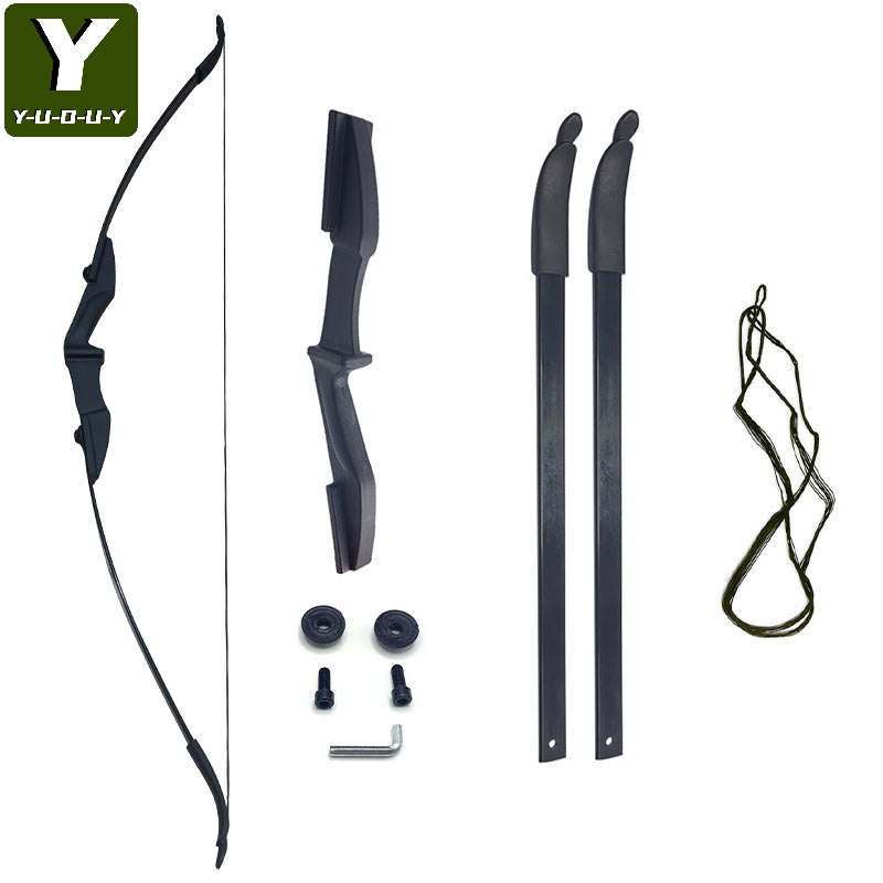 Y-U-O-U-Y 40-pound Longbow Recurve Bow Set JYG40LSBBK