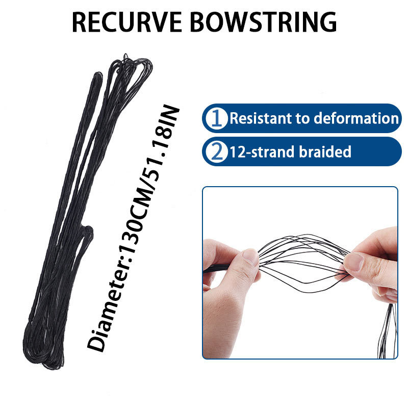 40-pound Longbow Recurve Bow Set JYG40LSBBK