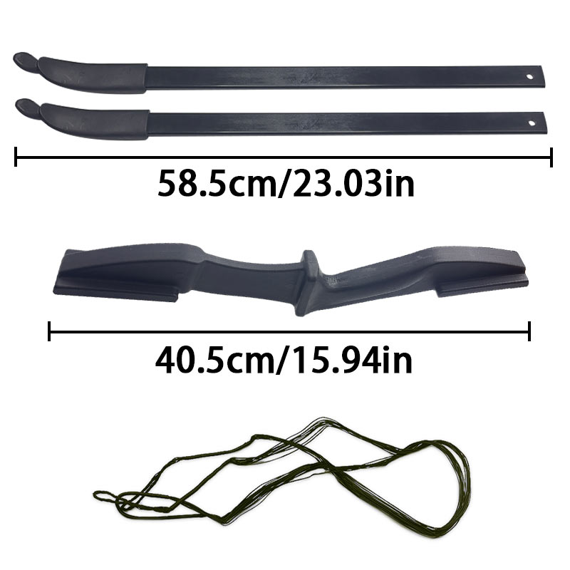 40-pound Longbow Recurve Bow Set JYG40LSBBK