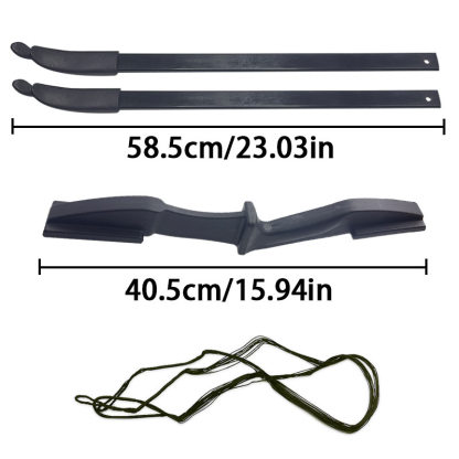 40-pound Longbow Recurve Bow Set JYG40LSBBK