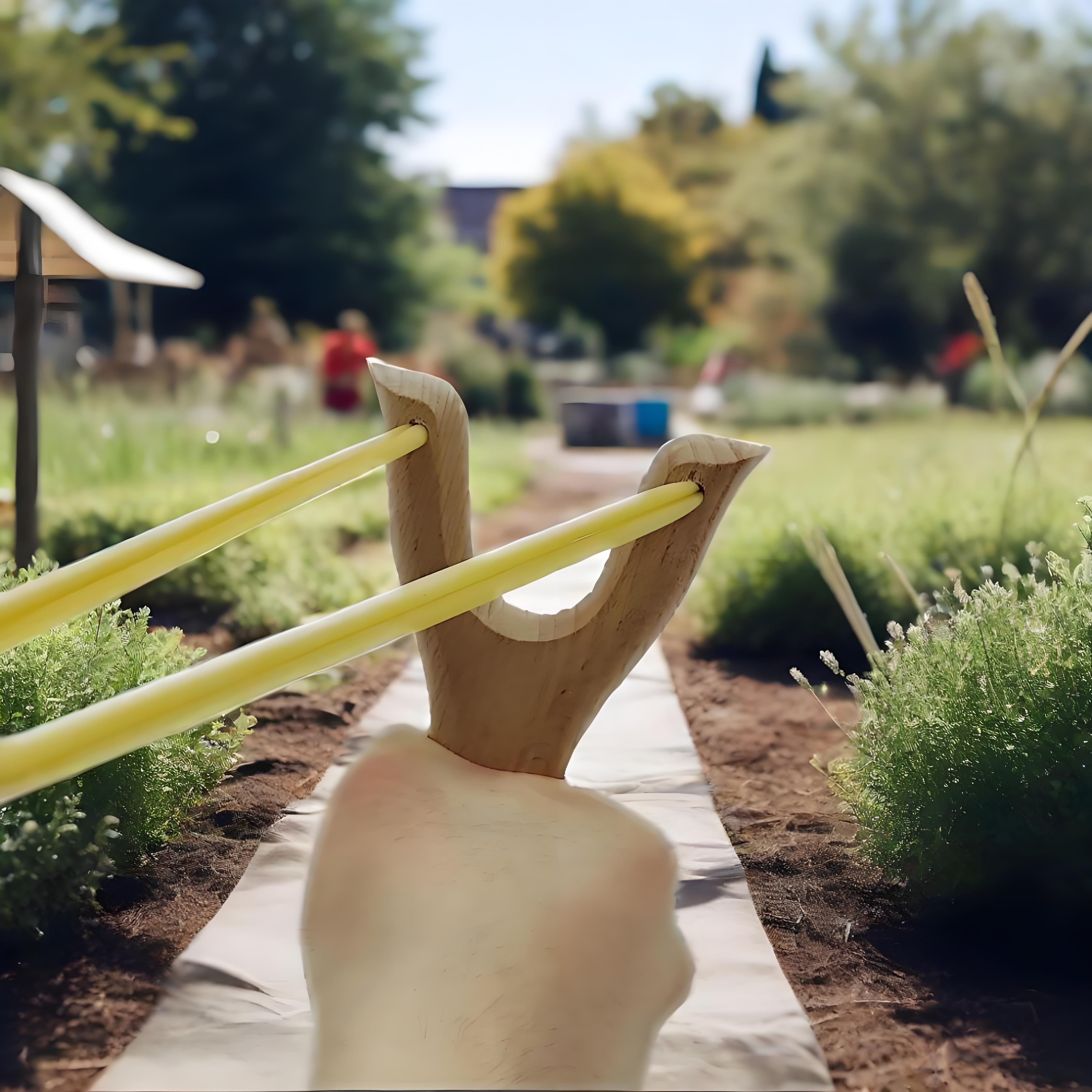 YUOUY Solid Wooden Slingshot with Classic Construction Hunting Slingshot for Catapult Game, Outdoor, Hunting-for Kids/Children/Adult