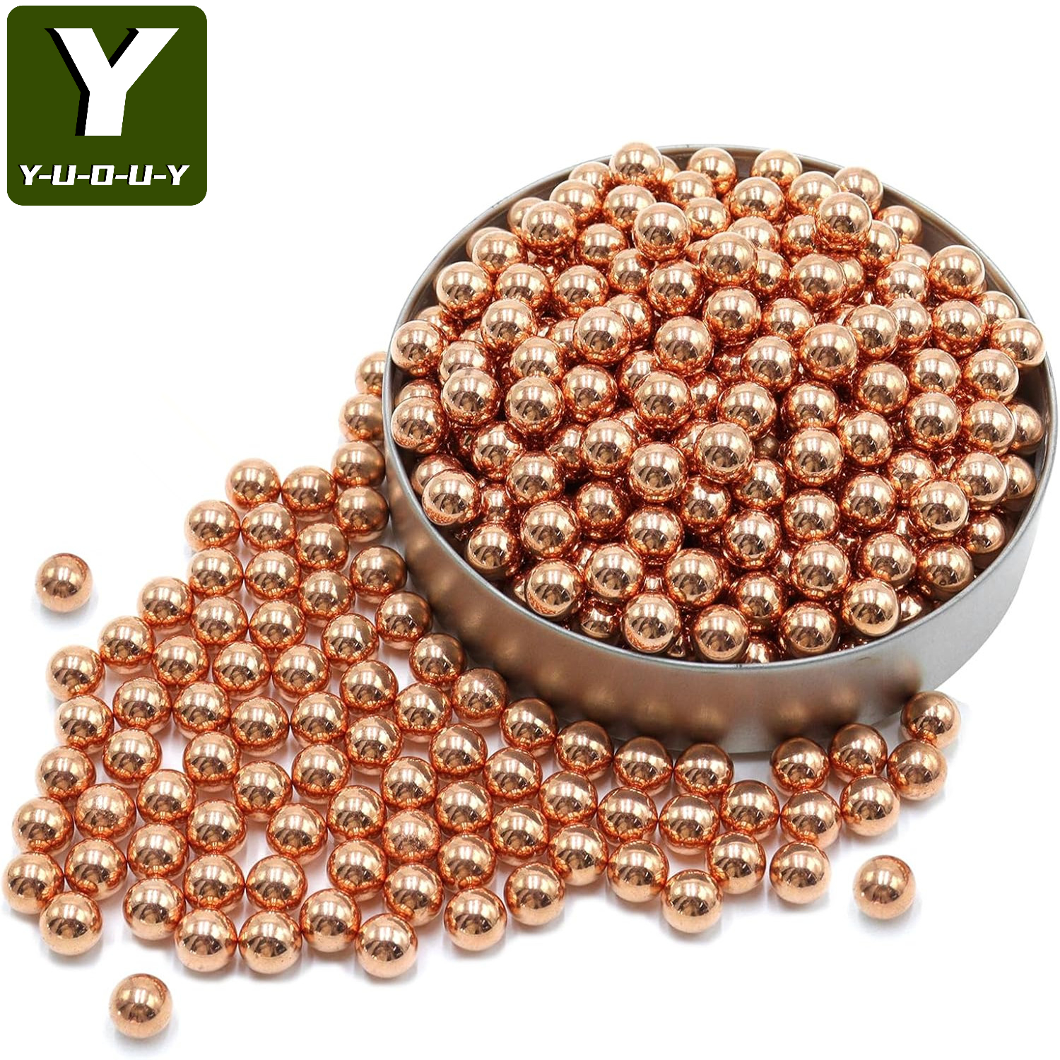 Y-U-O-U-Y 300pcs Slingshot Solid Steel Ammo Balls YY-GD300