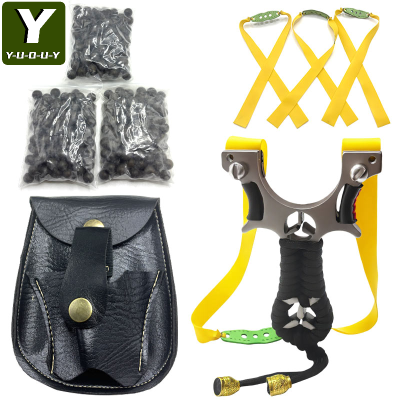 Y-U-O-U-Y Stainless Steel Slingshot Sets STBZSET3