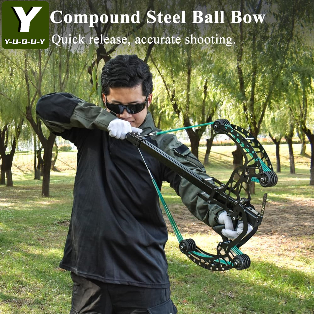 Y-U-O-U-Y Ball Bearing Bow, Continuous Shooting Compound Bow Set YY-weilongwr