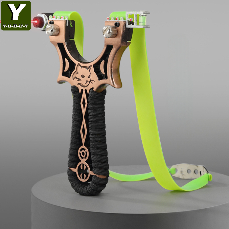 Y-U-O-U-Y Slingshot with Infrared Light Sight and Leveling Instrument YY-FH