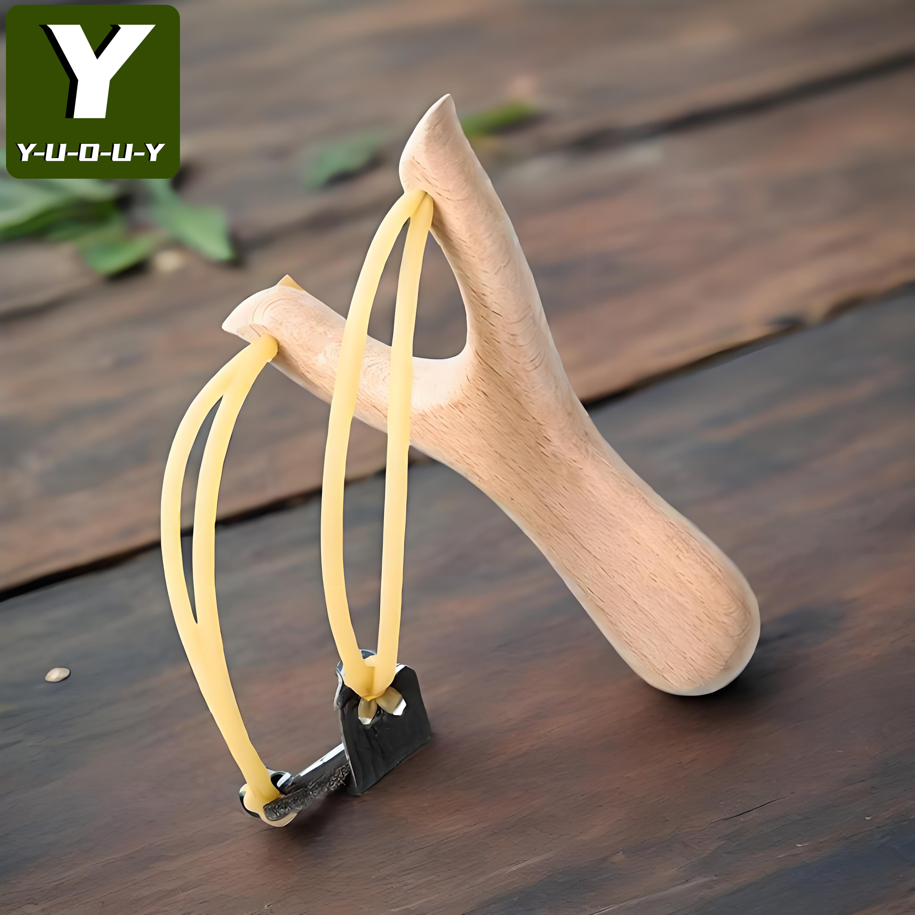 Y-U-O-U-Y Solid Wooden Slingshot YY-F968