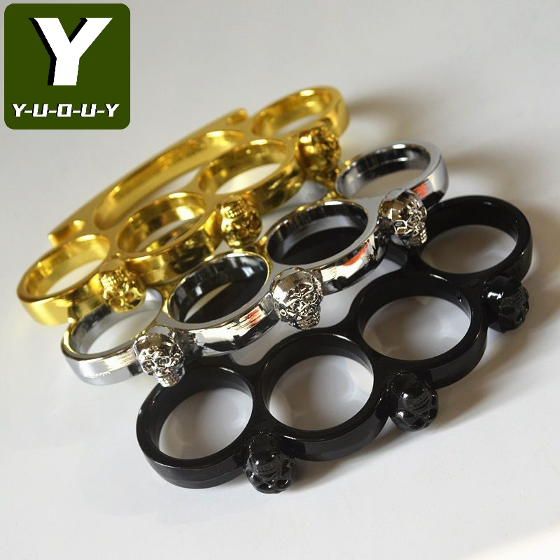 Y-U-O-U-Y 3pcs Ghost Head Brass Knuckles YY-02406280015