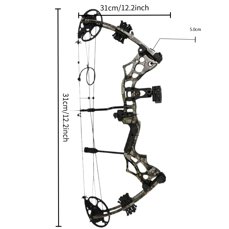 Feud 60-65 Lbs 19-31'' Draw Length Compound Bow YY-Leishen