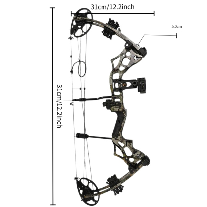 Feud 60-65 Lbs 19-31'' Draw Length Compound Bow YY-Leishen