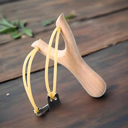 YUOUY Solid Wooden Slingshot with Classic Construction Hunting Slingshot for Catapult Game, Outdoor, Hunting-for Kids/Children/Adult