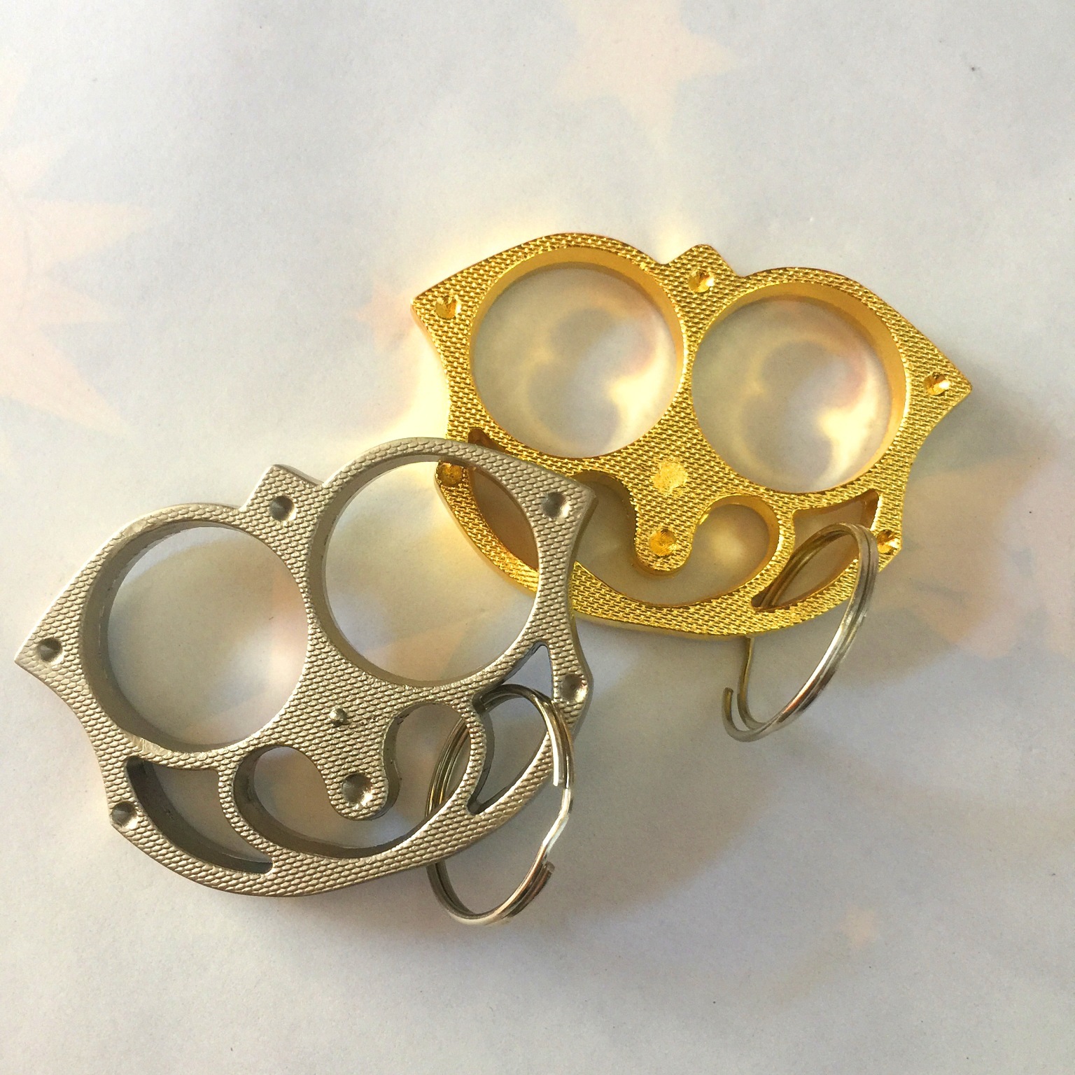 2pcs Two-finger Sloth Brass Knuckles YY-20200822-03