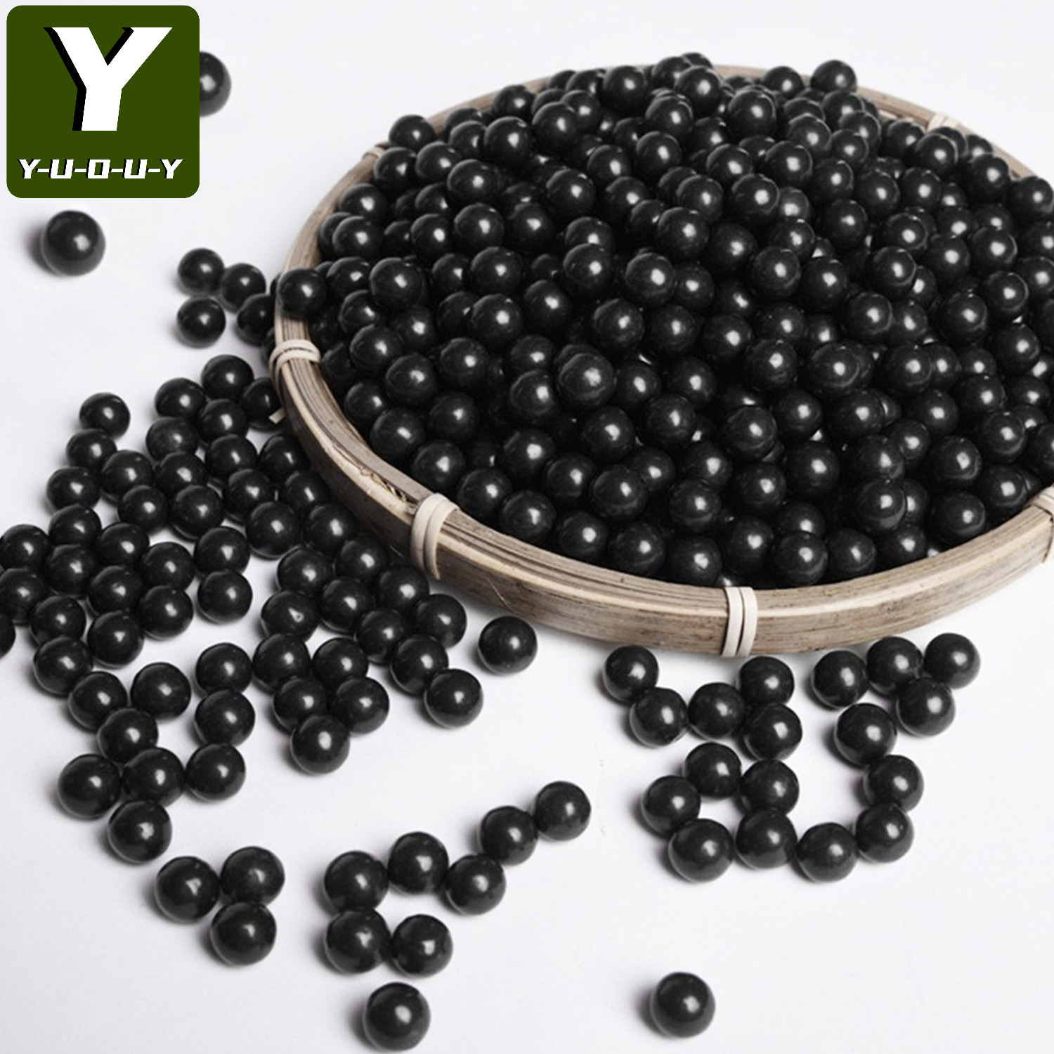 Y-U-O-U-Y 500pcs 9mm Clay Slingshot Ammo Balls YY-BK9
