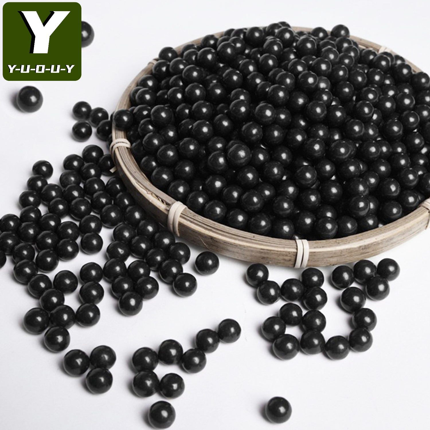 Y-U-O-U-Y 500pcs 9mm Clay Slingshot Ammo Balls YY-BK9