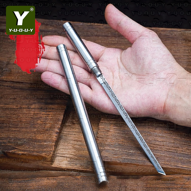 Y-U-O-U-Y A Pair Of Stainless Steel Portable Dinner Knives BXGPAIR
