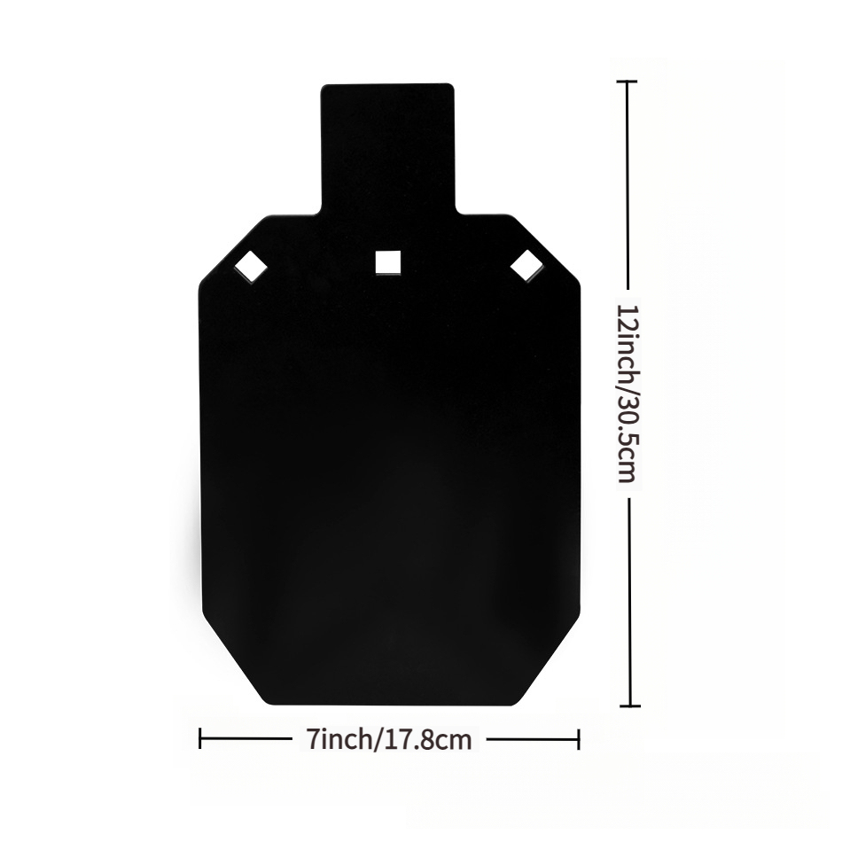 YUOUY AR500 Steel Shooting Target 17.8 x 30.5 cm, Chain not included