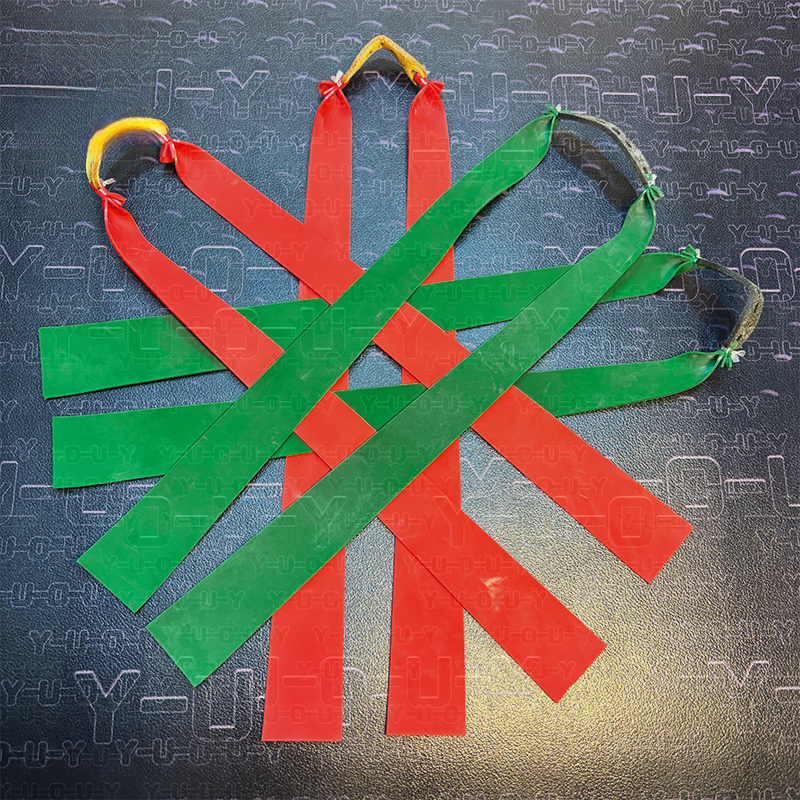 Slingshot Rubber Band Red + Green