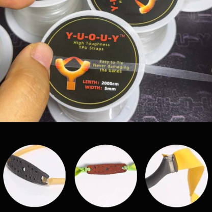 YUOUY Transparent Elastic Strap