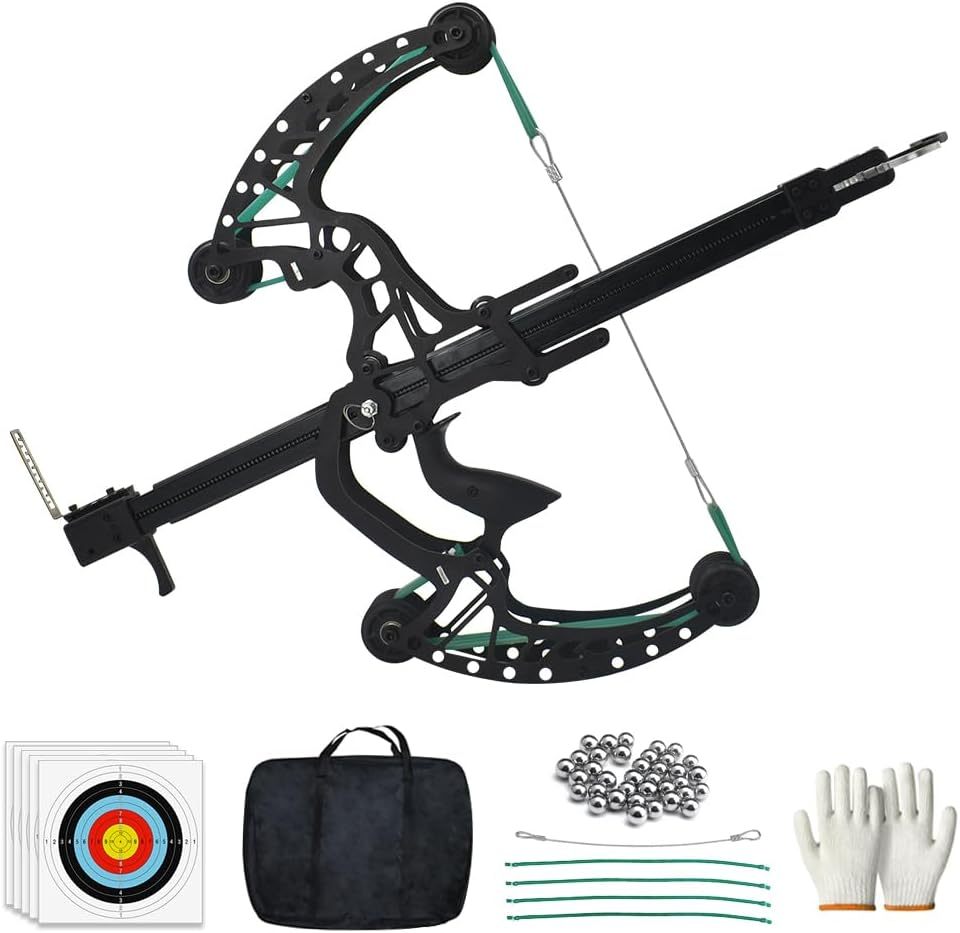 Ball Bearing Bow, Compound Bow Set That Shoots Steel Balls with Continuous Shooting YY-weilongwr