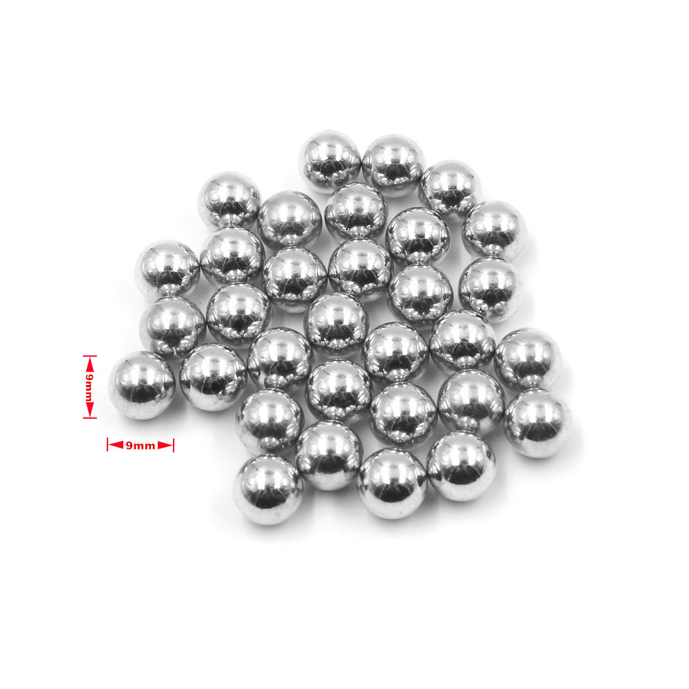 YUOUY Slingshot Ammo - Steel Sling Shot Ammo Balls 9mm Ammo Professional Balls for Hunting & Shooting, Target, Competition, Practice (200 Qty)