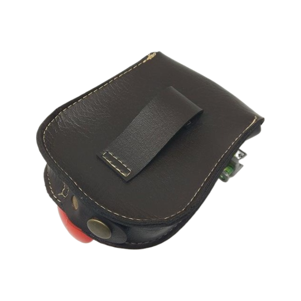 YUOUY 2 in 1 Hunting Slingshot Pouch, Hunting Catapult Leather Slingshot Ammo Balls Pouch Bag Case(Ammo and Slingshot not Included)