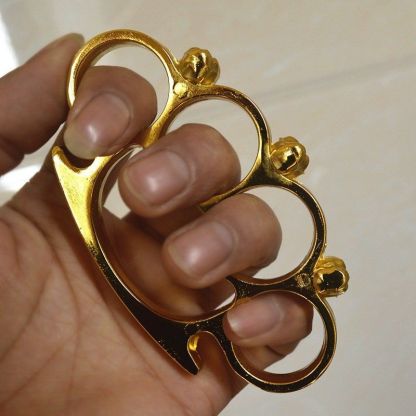 Y-U-O-U-Y 3pcs Ghost Head Brass Knuckles YY-02406280015