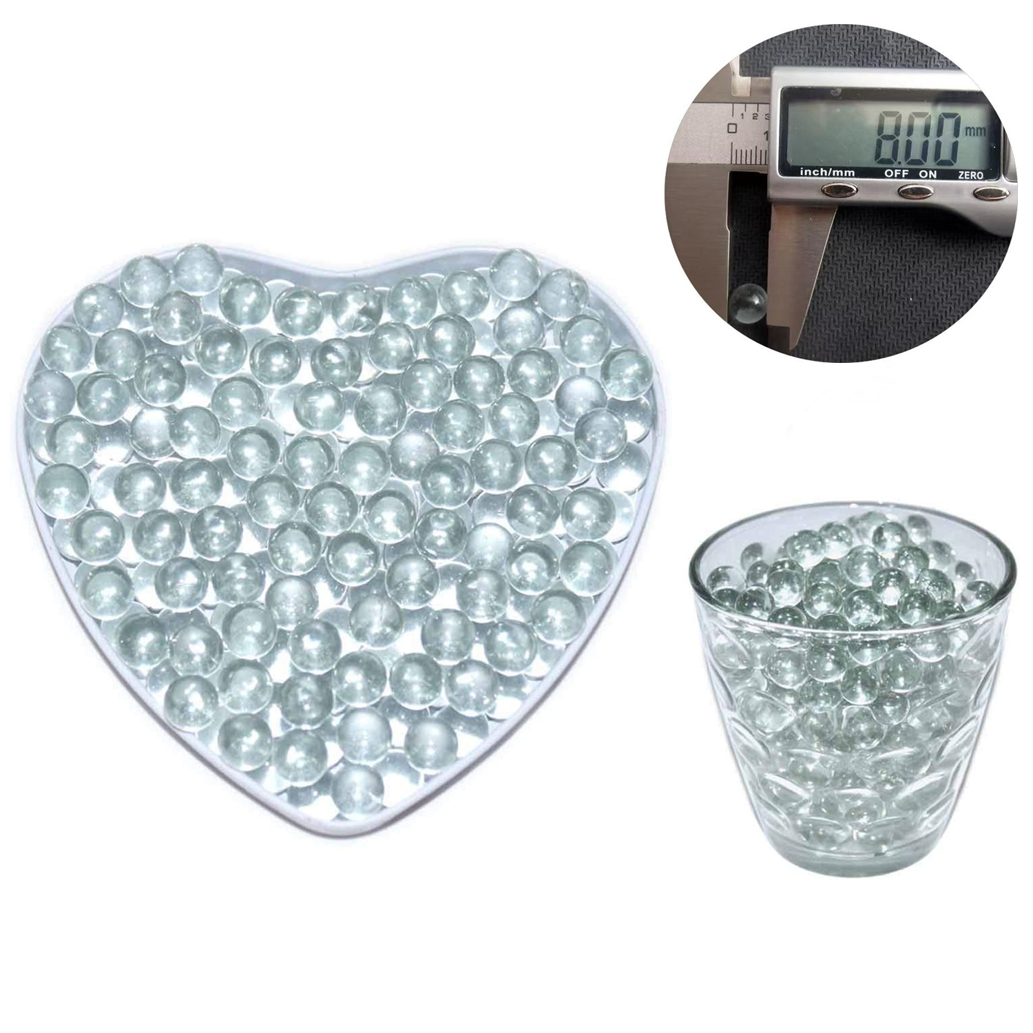 5/16” inch (8 mm) Glass Slingshot Ammo Marbles YY-GLASS300