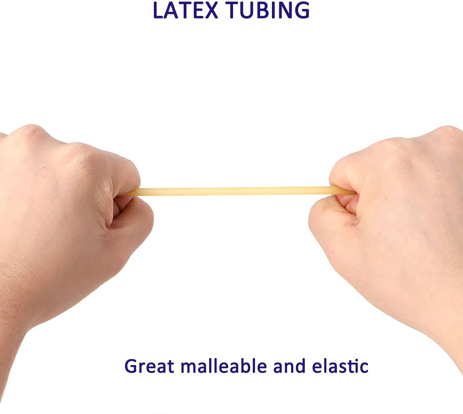 YY-1842-4080 Latex Tubing, Slingshot Tubing(33 FT, Natural)