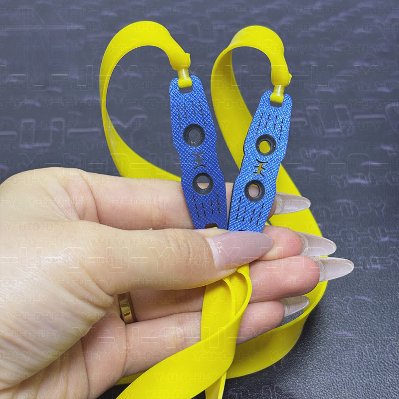 50pcs Yellow Flat Latex Band