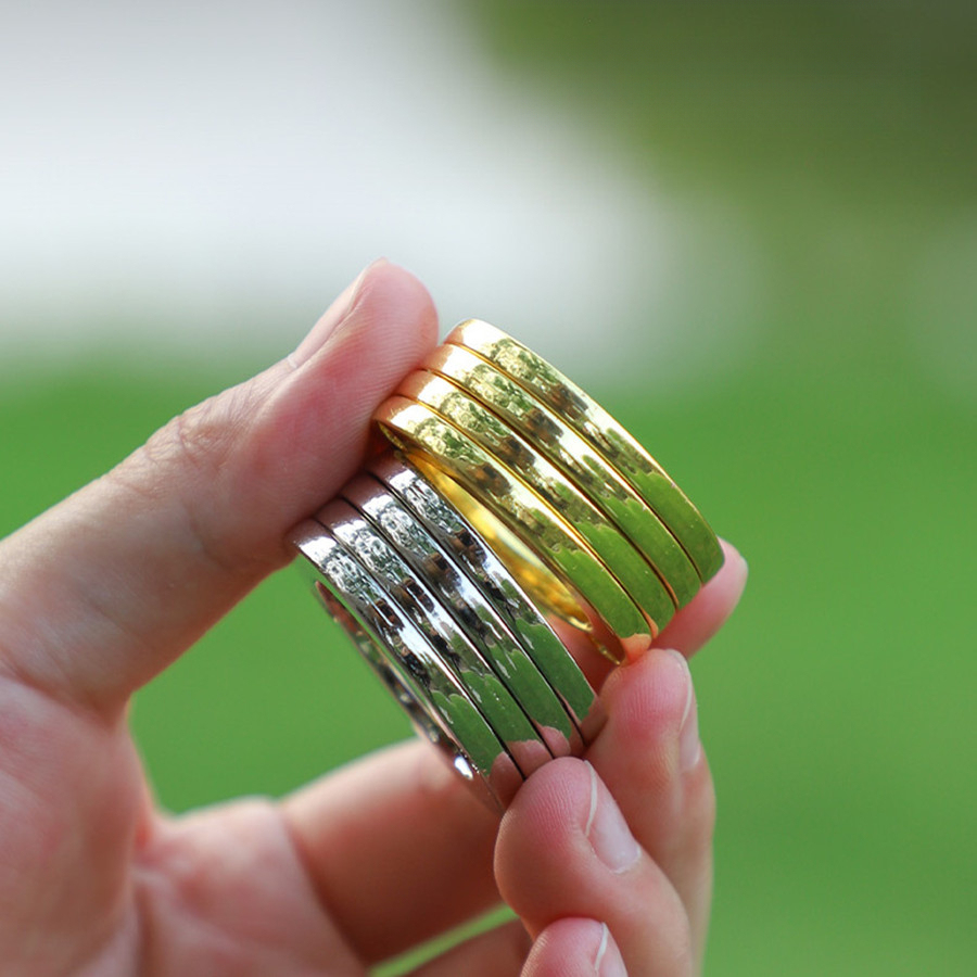 2pcs Foldable Self-defense Ring Brass Knuckles YY-B-031