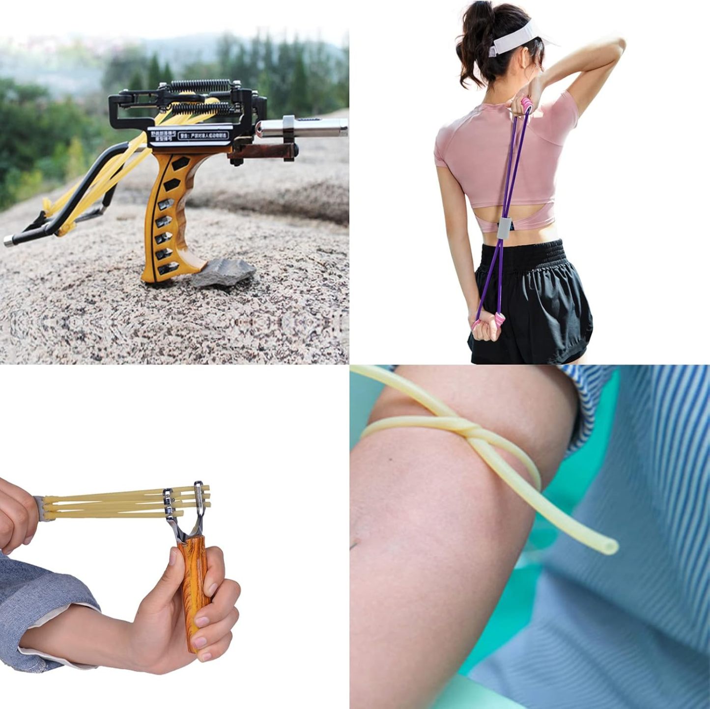 YY-1842-4080 Latex Tubing, Slingshot Tubing(33 FT, Natural)