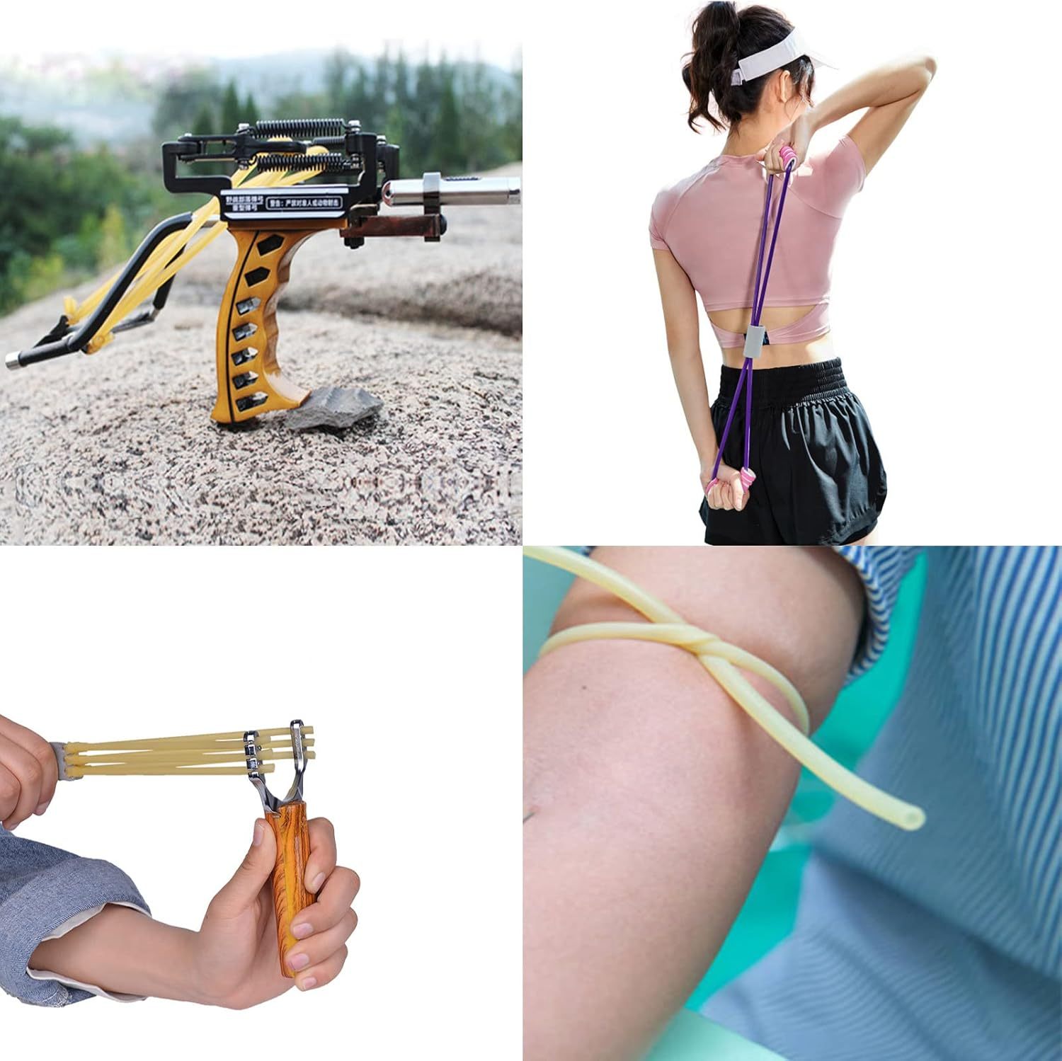 YY-1842-4080 Latex Tubing, Slingshot Tubing(33 FT, Natural)