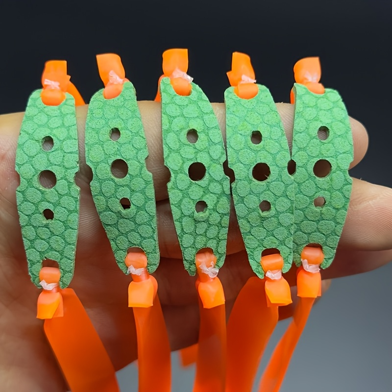 10pcs Y-U-O-U-Y Orange Latex Slingshot Bands - High Elasticity, Non-Slip, Freeze-Proof 1.22mm Thick Rubber Bands for Hunting & Fishing with Transparent Storage Box, Outdoor Adventures, Portable Case, Nonslip Grip