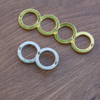 2pcs Foldable Self-defense Ring Brass Knuckles YY-B-031