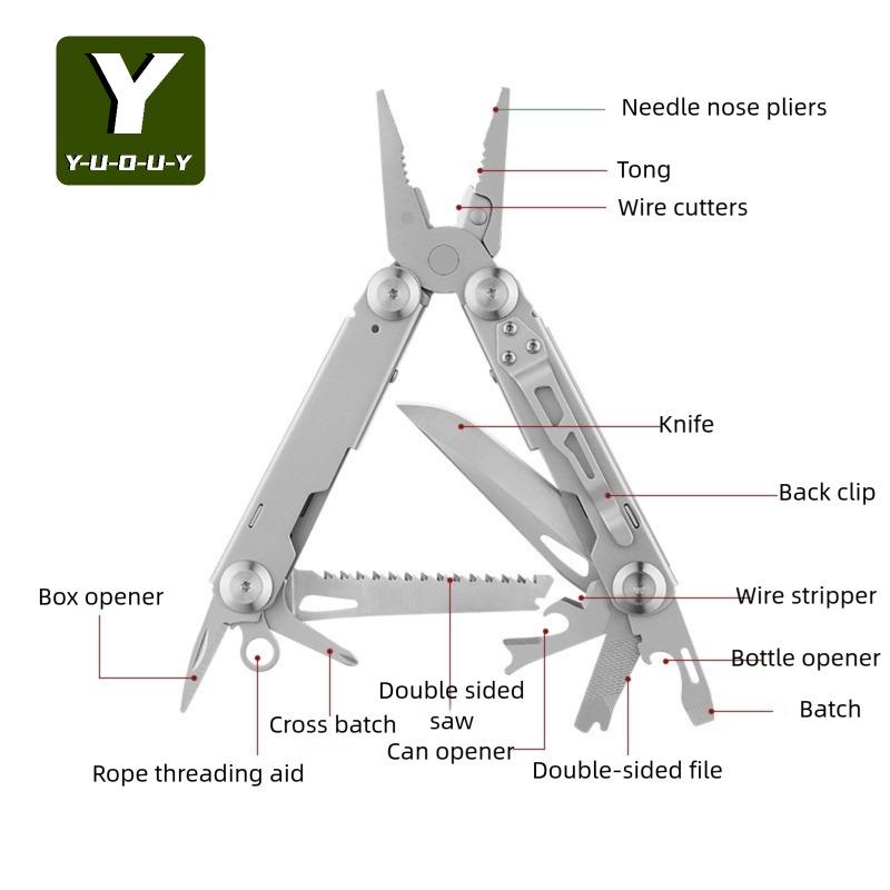 Y-U-O-U-Y 14-in-1 Foldable Multitool DGN18IN1