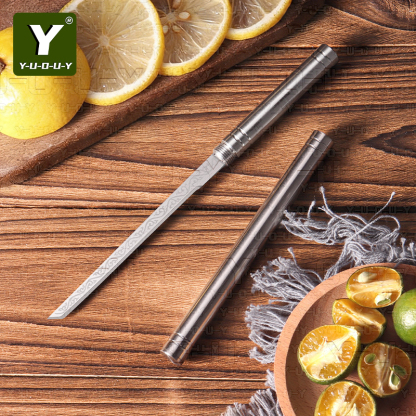 Y-U-O-U-Y A Pair Of Stainless Steel Portable Dinner Knives BXGPAIR