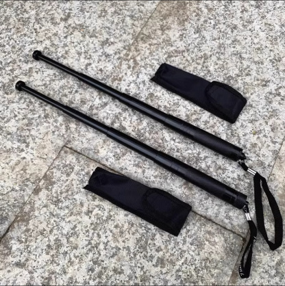 YUOUY Stainless Steel Four-section Telescopic Baton