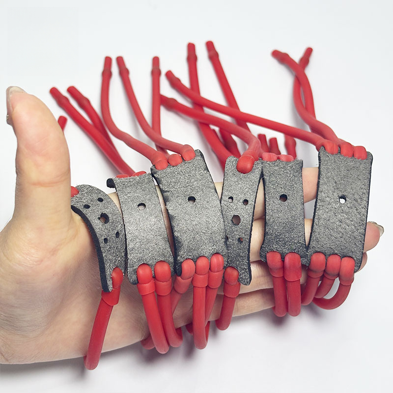 17pcs Catapult Elastic Rubber Bands with Target Sets