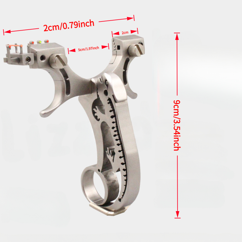 YUOUY Lizard Slingshot Metal Catapult Professional Hunting Slingshot YY-Lizard