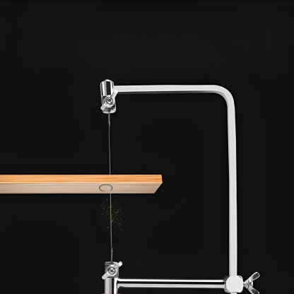 Coping Saw Heavy Duty Metal Woodworking Hand Saw Fast Cutting Non-slip Hacksaw, 10 Replacement Blades Set YY-y5y88655